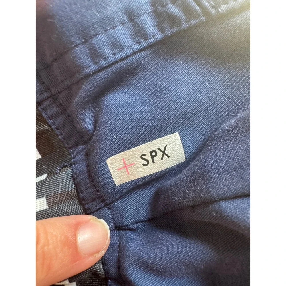Greys Anatomy by Barco Navy Blue Scrub Set Spandex Stretch Top L Jogger Pants MT